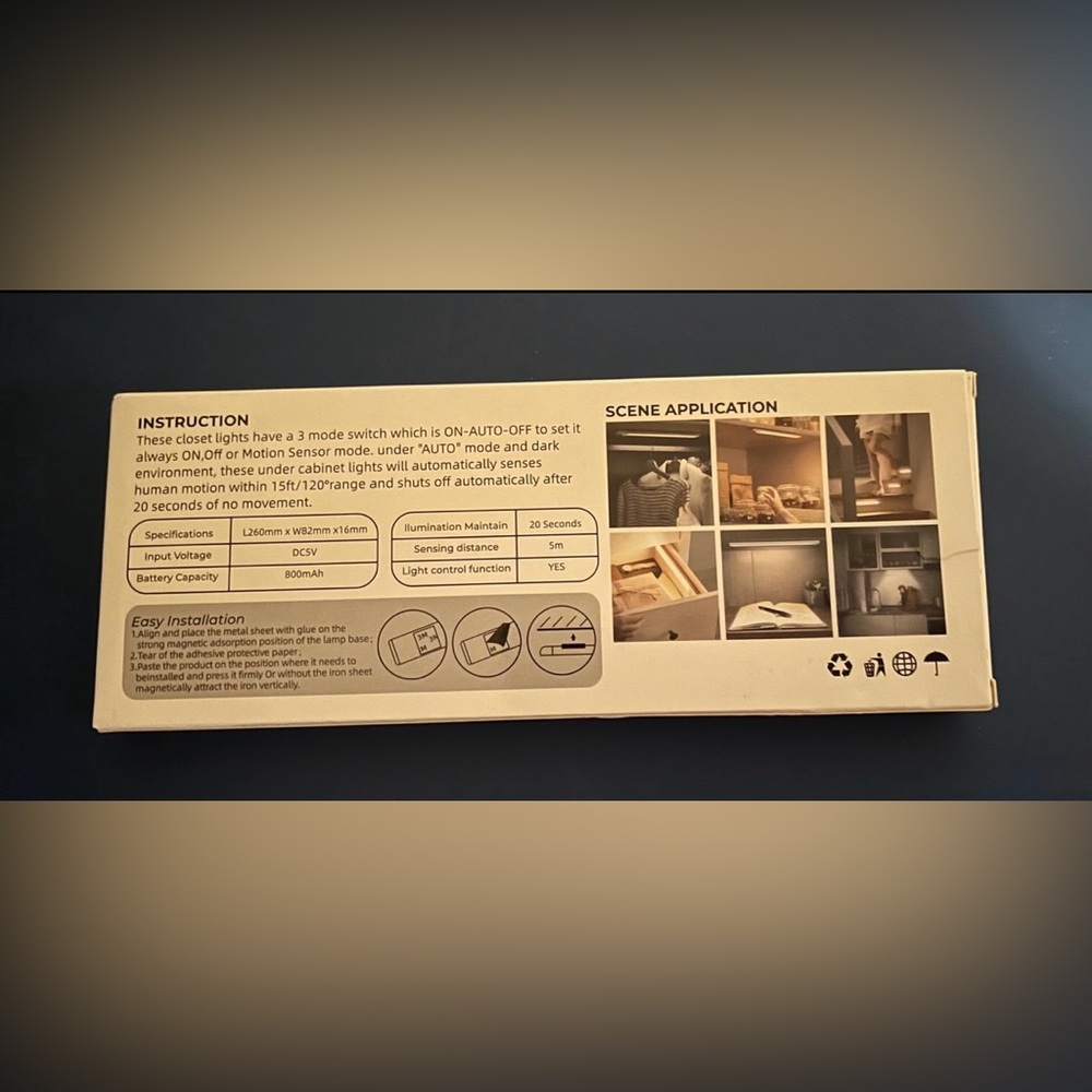 LED Multifunctional Motion Sensor Light - White - Picture 2 of 3